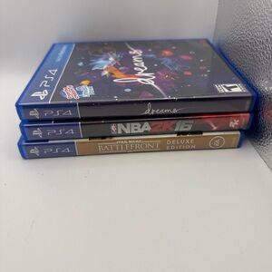 PS4 Game Bundle Dreams + NBA 2K16 + Star Wars Battlefront Deluxe